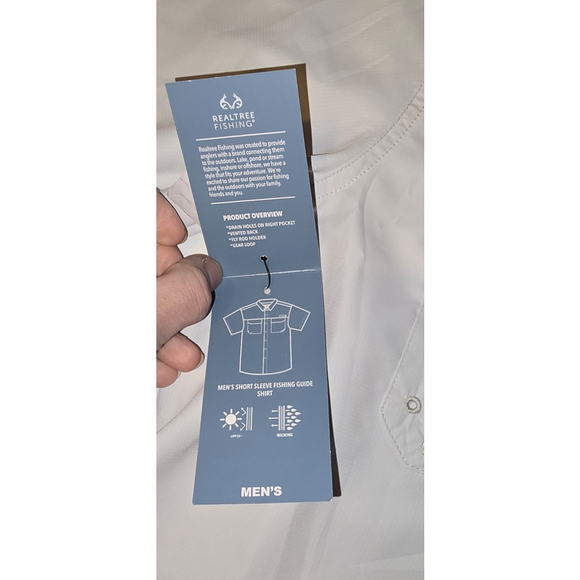 Men's RealTree Fishing Shirt Size L - Picture 5 of 7